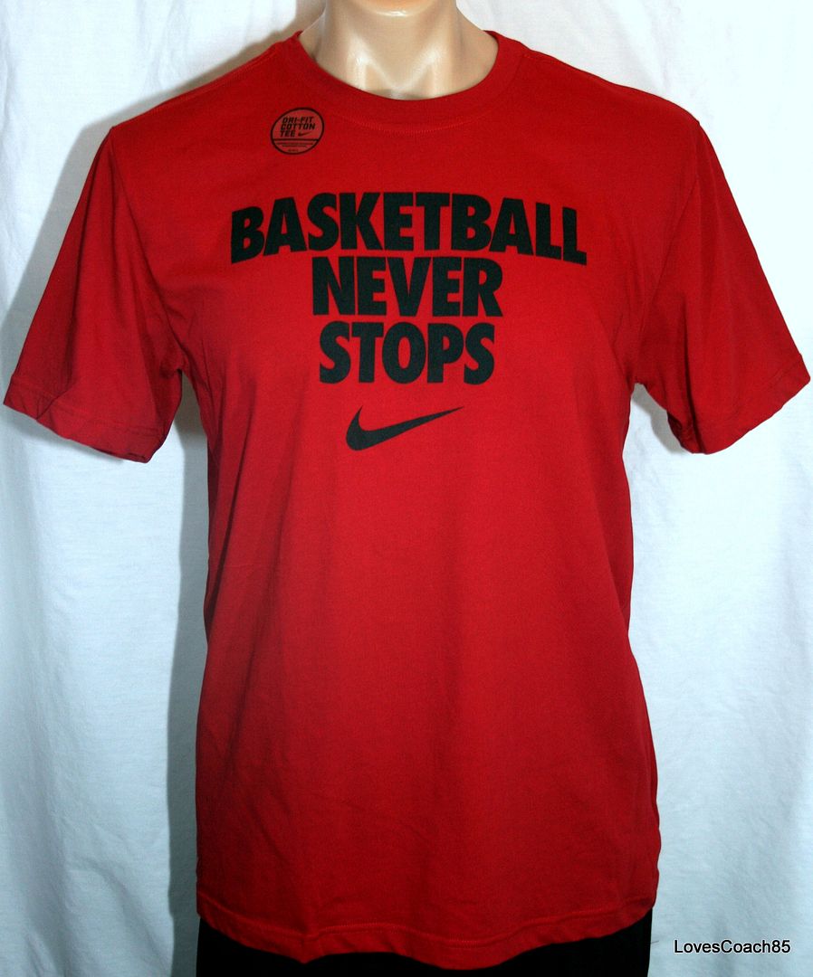 basketball never stops shirt