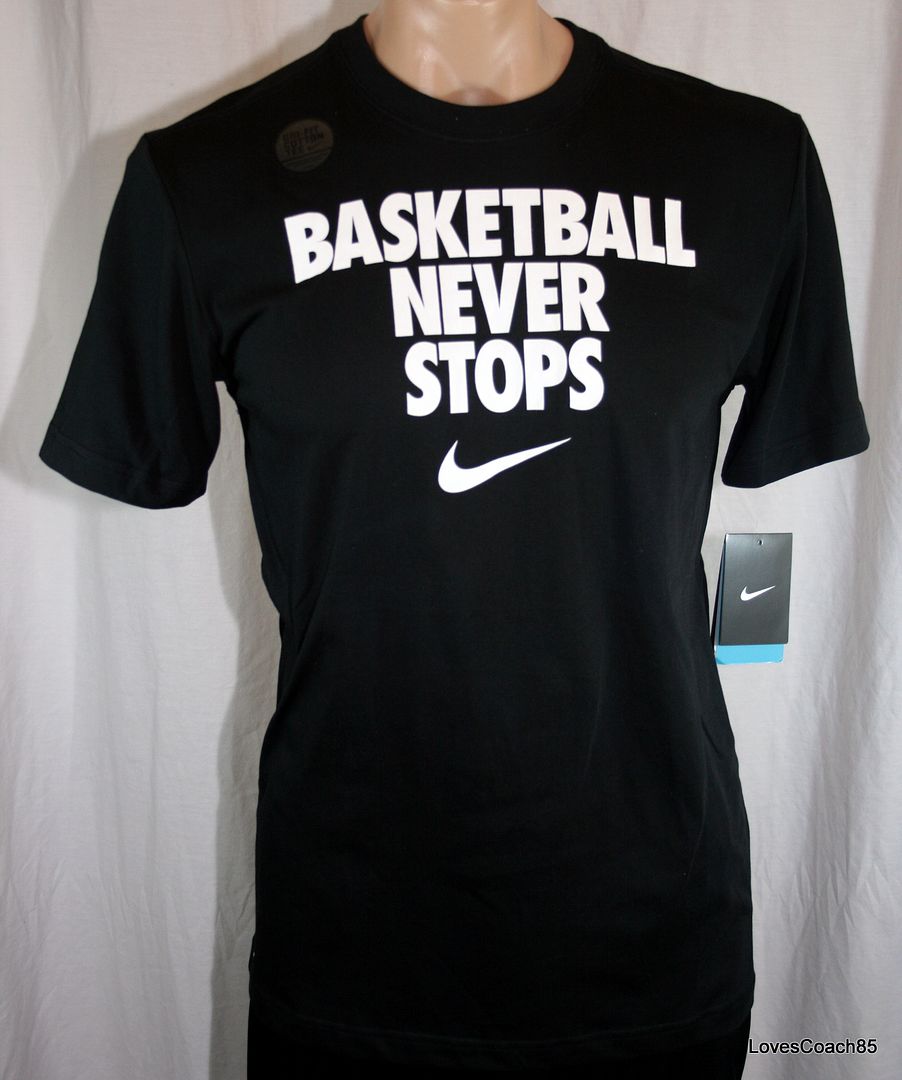 basketball never stops shirt