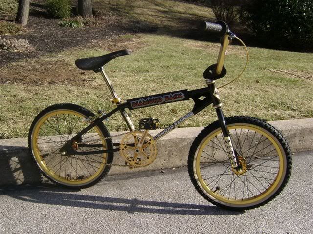 black and gold bmx