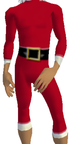 Skin Tight Santa Suit