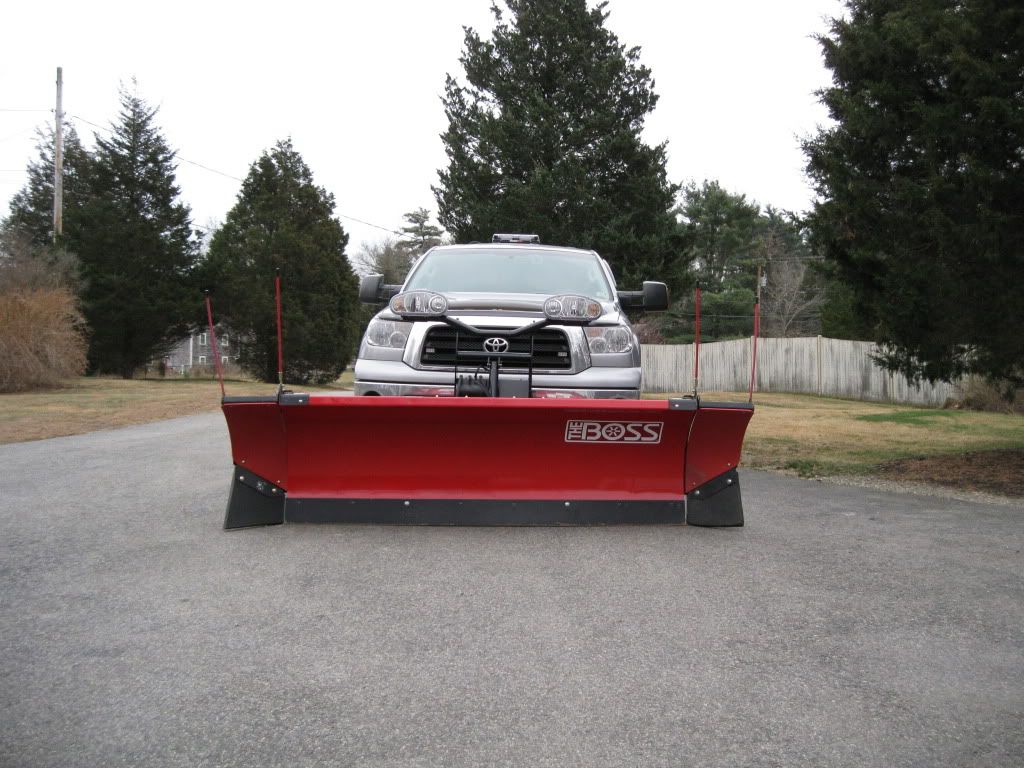 Boss snow plows for toyota tundra
