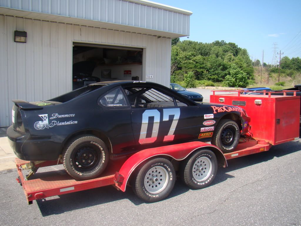 Honda prelude dirt track race car #7