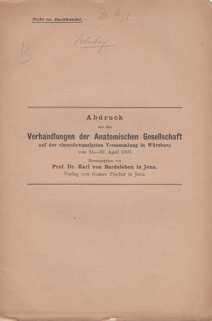 Ueber Zellverbindungen, Schuberg, August Ueber Zellverbindungen, Schuberg, August