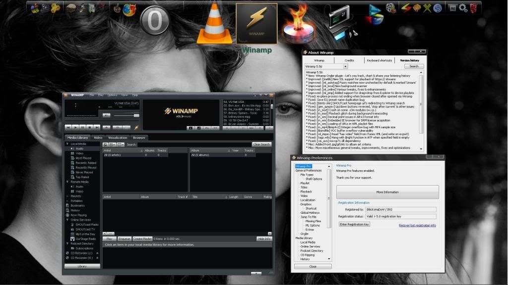 winamp5 56 pro with serial rar preview 0