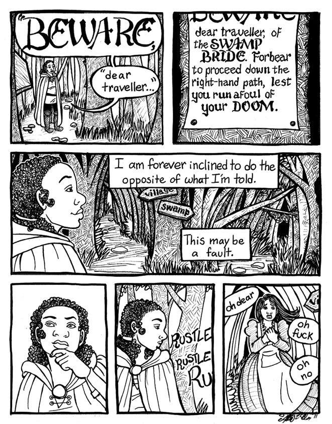 swamp bride page one