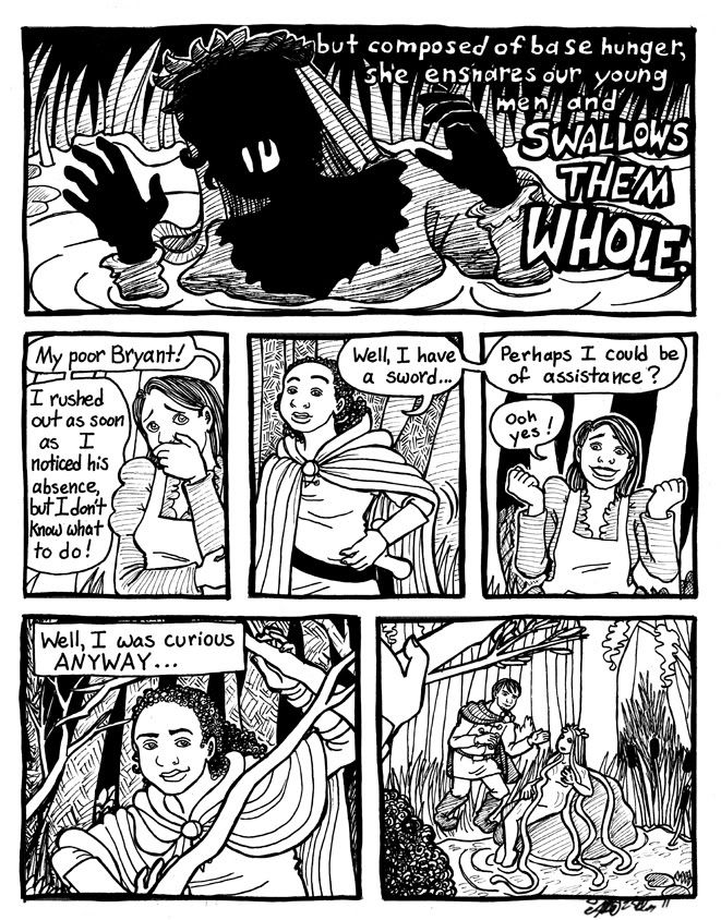 swamp bride page three