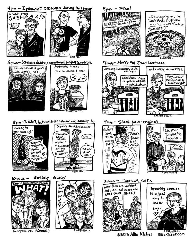 eight more hourly comics!