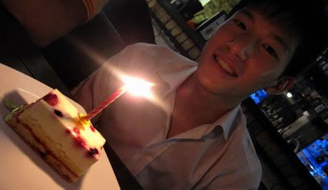 Ian And His Birthday Slice Of Cake
