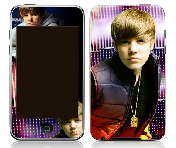 new justin bieber apple ipod touch itouch 2 nd 3 rd generation vinyl skins