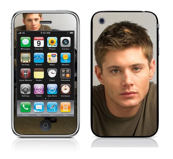 new supernatural jensen ackles winchester on apple iphone 3g 3gs vinyl skin case cover