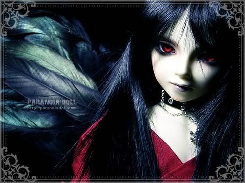 BlackHairGothDolljpg Goth Doll