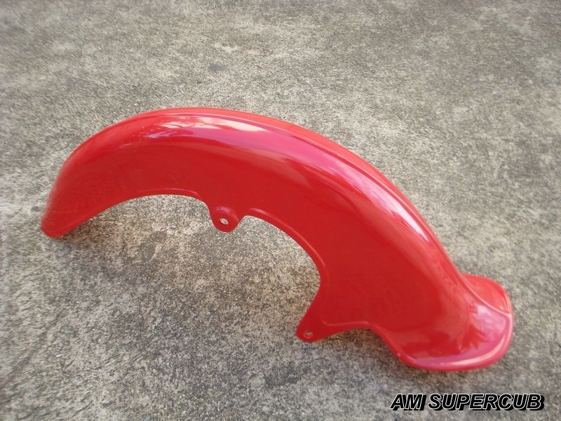 HONDA SUPERCUB C100 CA100 C102 C105 CD105 FRONT FENDER RED NEW