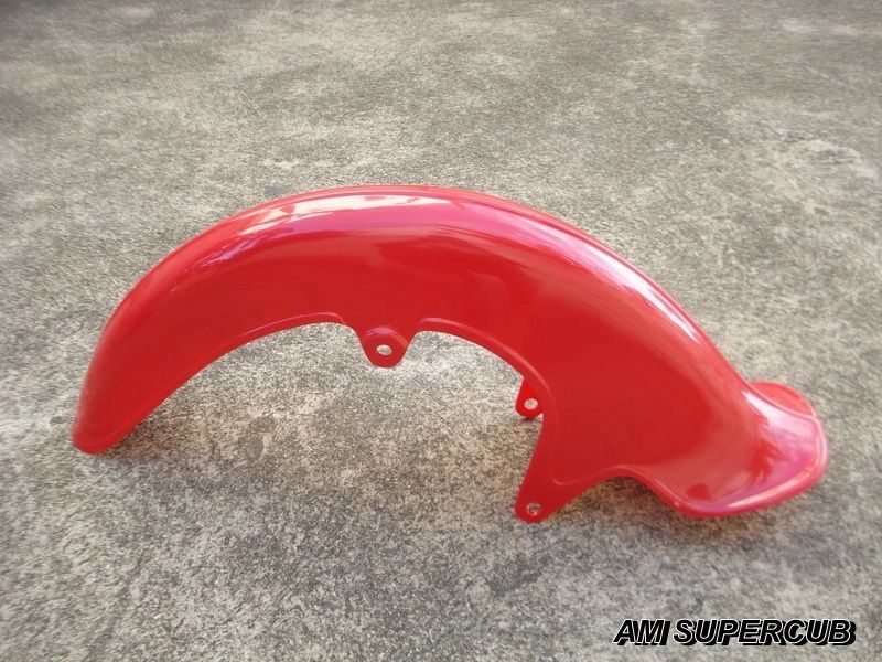 HONDA SUPERCUB C100 CA100 C102 C105 CD105 FRONT FENDER RED NEW