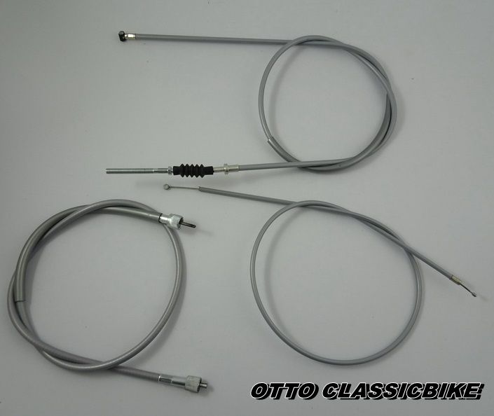 HONDA PASSPORT CUB C50 C70 C90 C50M C65M C70M COMPLETE CABLE SET 3 PCS.