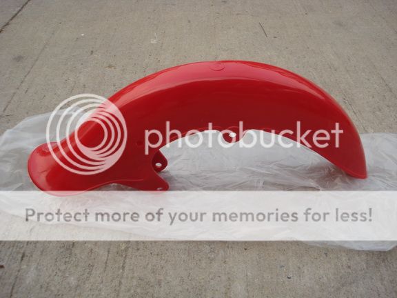 HONDA CM90 CM91 CD90 C200 CA200 C201 Front fender RED  