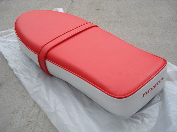 COMPLETE SEAT HONDA C50 C100 CA100 C102 CA102 C105 RED | eBay